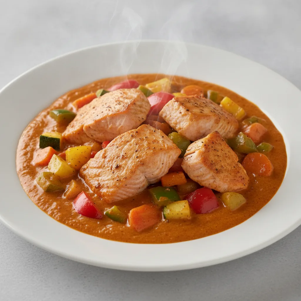 Mix Max Salmon Tikka Masala