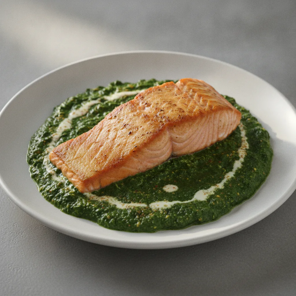 Salmon Saag