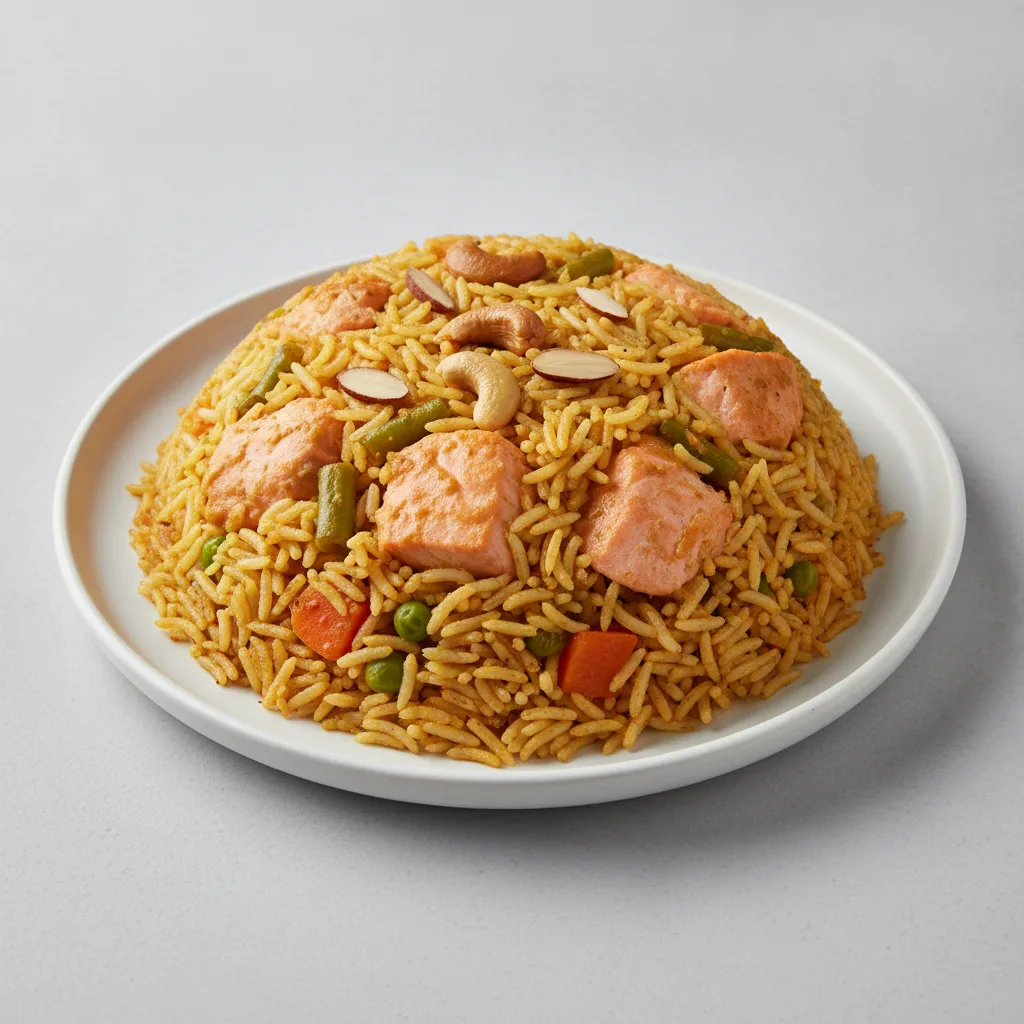 Salmon Biryani