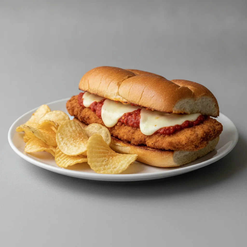 Chicken Parmigiana Sandwich Chicken Parmigiana Sandwich