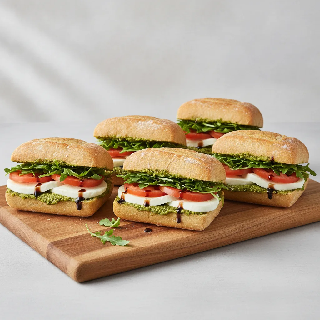 Sandwich Platter - Caprese Crush (Halved)