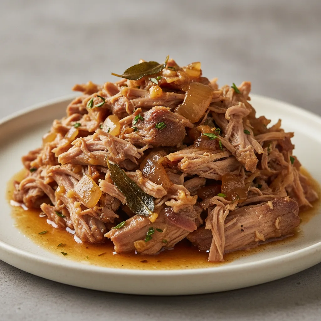 Apple Cider Braised Pork Shoulder