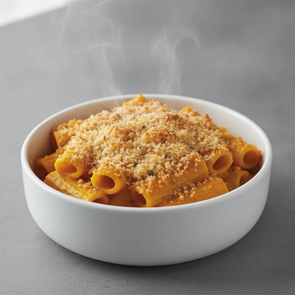 Pumpkin and Sage Baked Rigatoni
