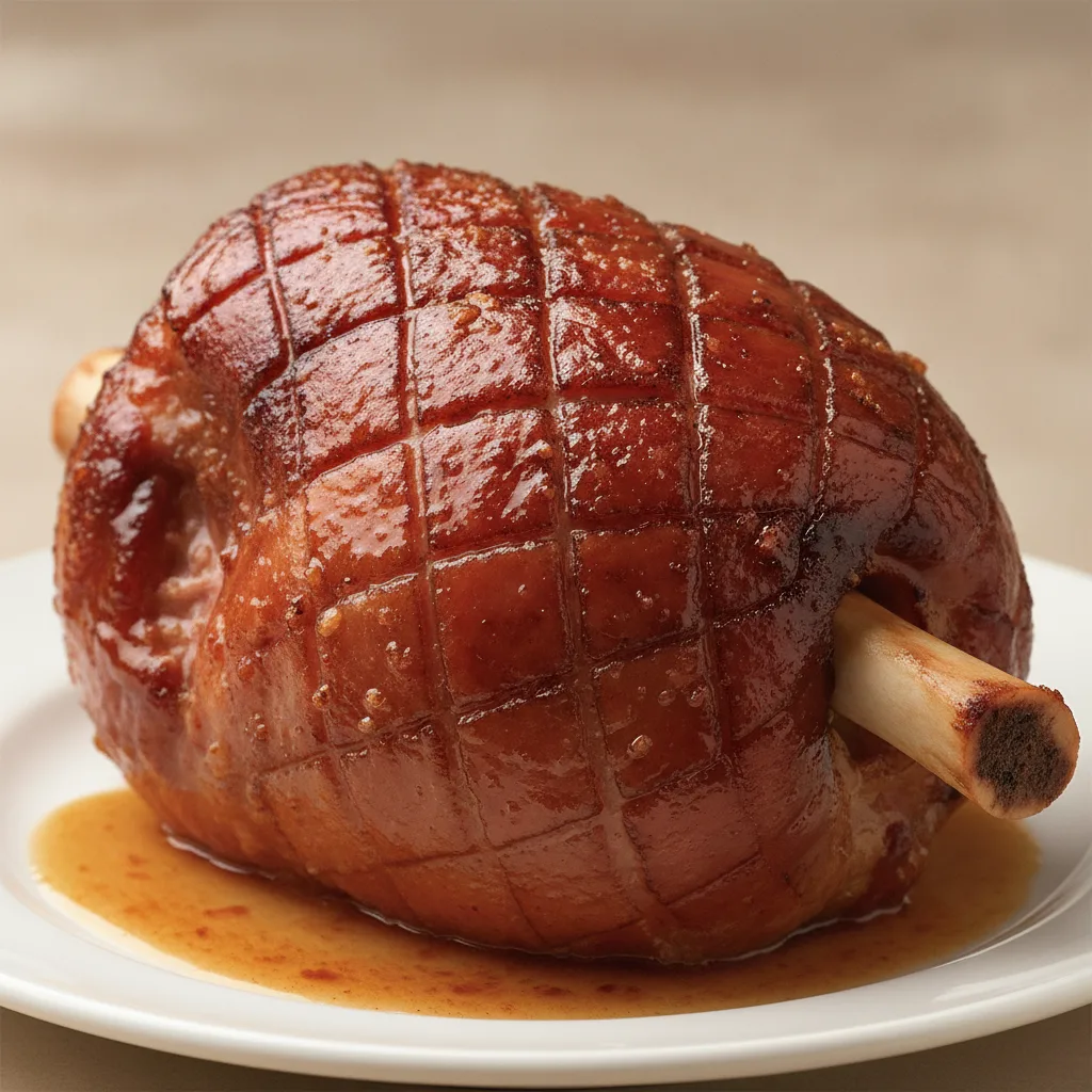 Bourbon and Brown Sugar Glazed Ham (Bone-In) Bourbon and Brown Sugar Glazed Ham (Bone-In)
