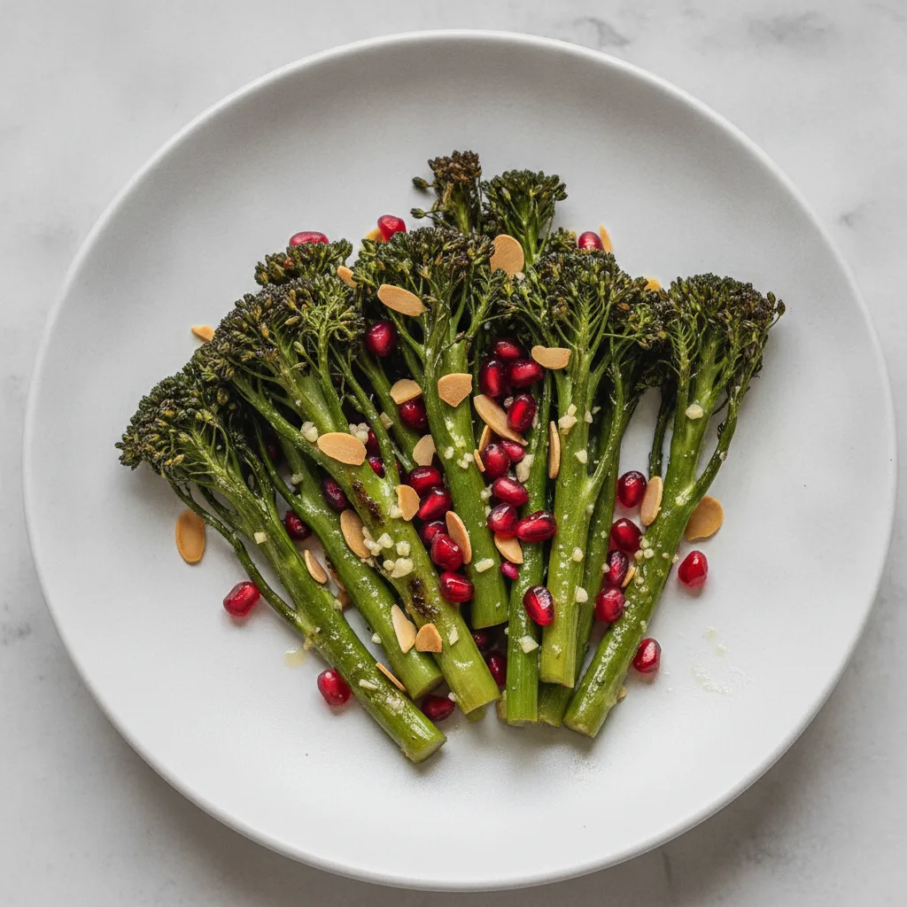 Pomegranate Roasted Broccolini Pomegranate Roasted Broccolini