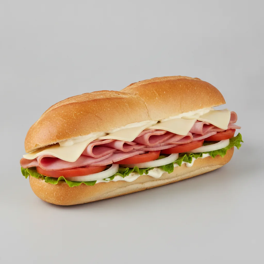 Ham & American Cheese Hoagie Ham & American Cheese Hoagie