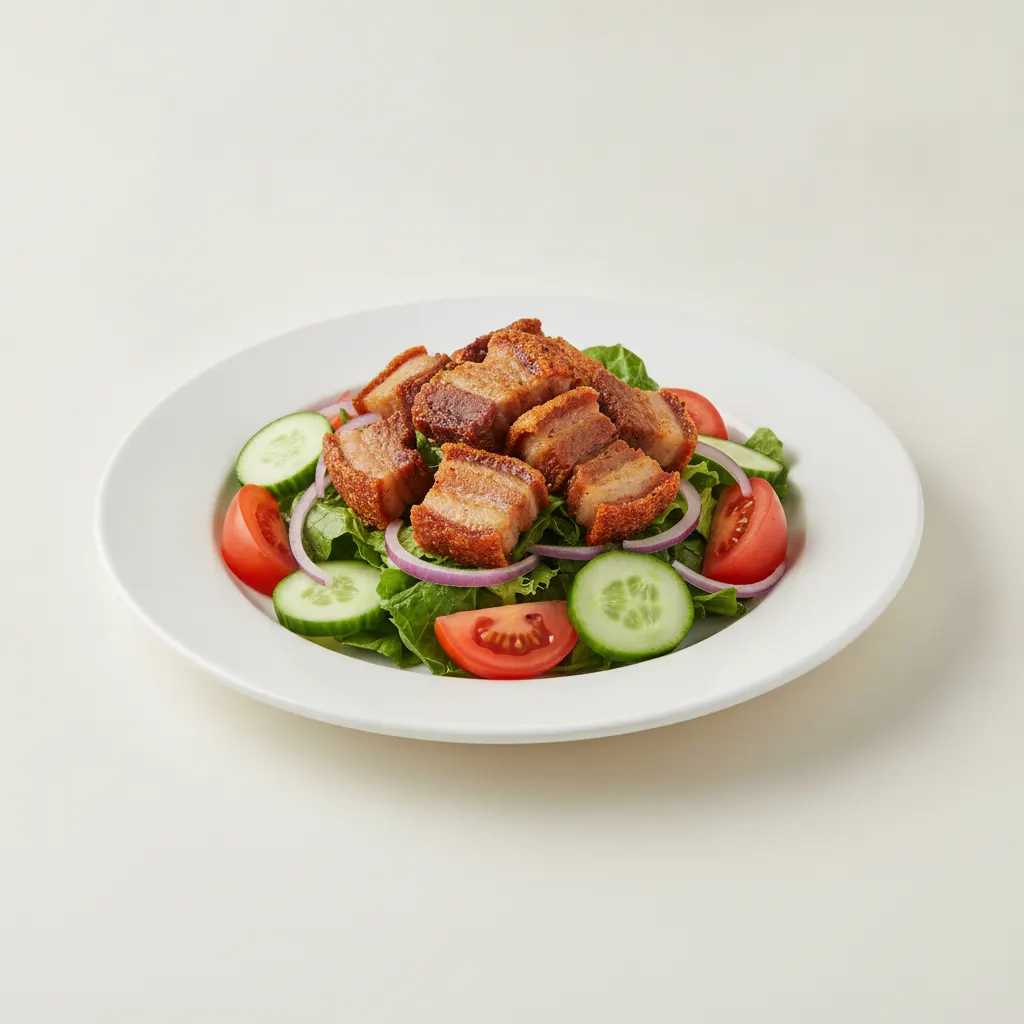 Garden Salad with Lechon Belly Garden Salad with Lechon Belly