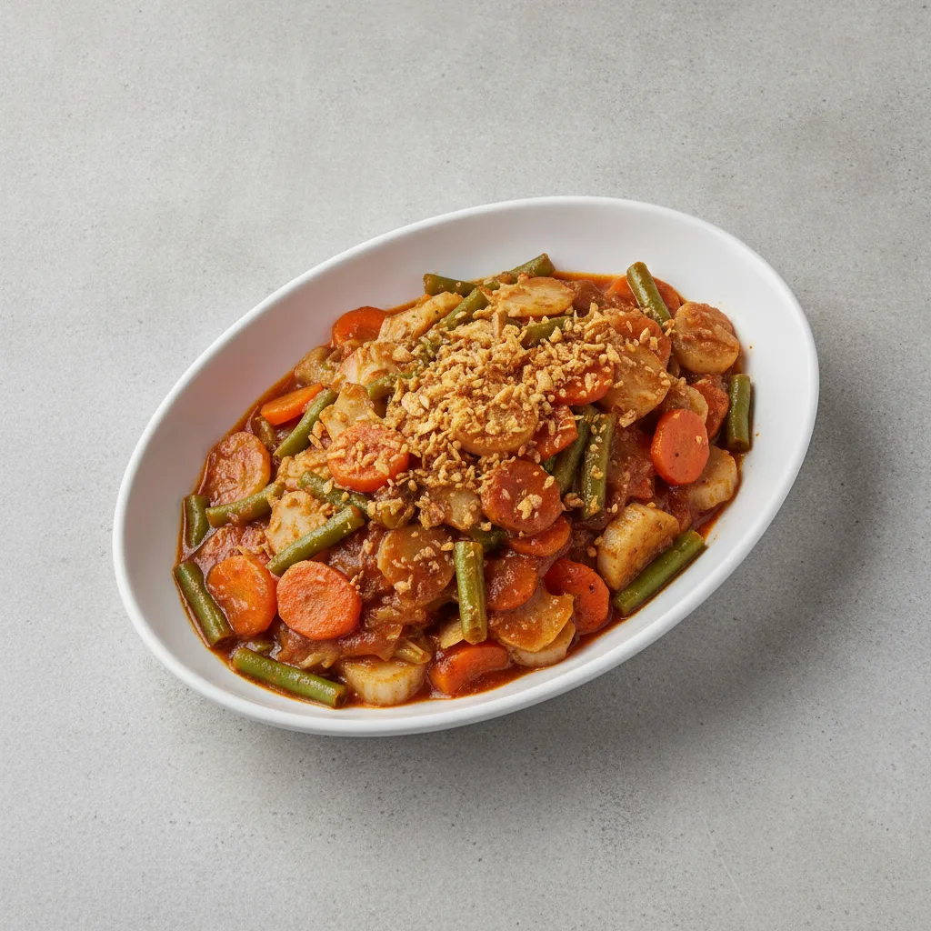 Vegan Vegetable Side - Ubod Guisado (half tray) Vegan Vegetable Side - Ubod Guisado (half tray)