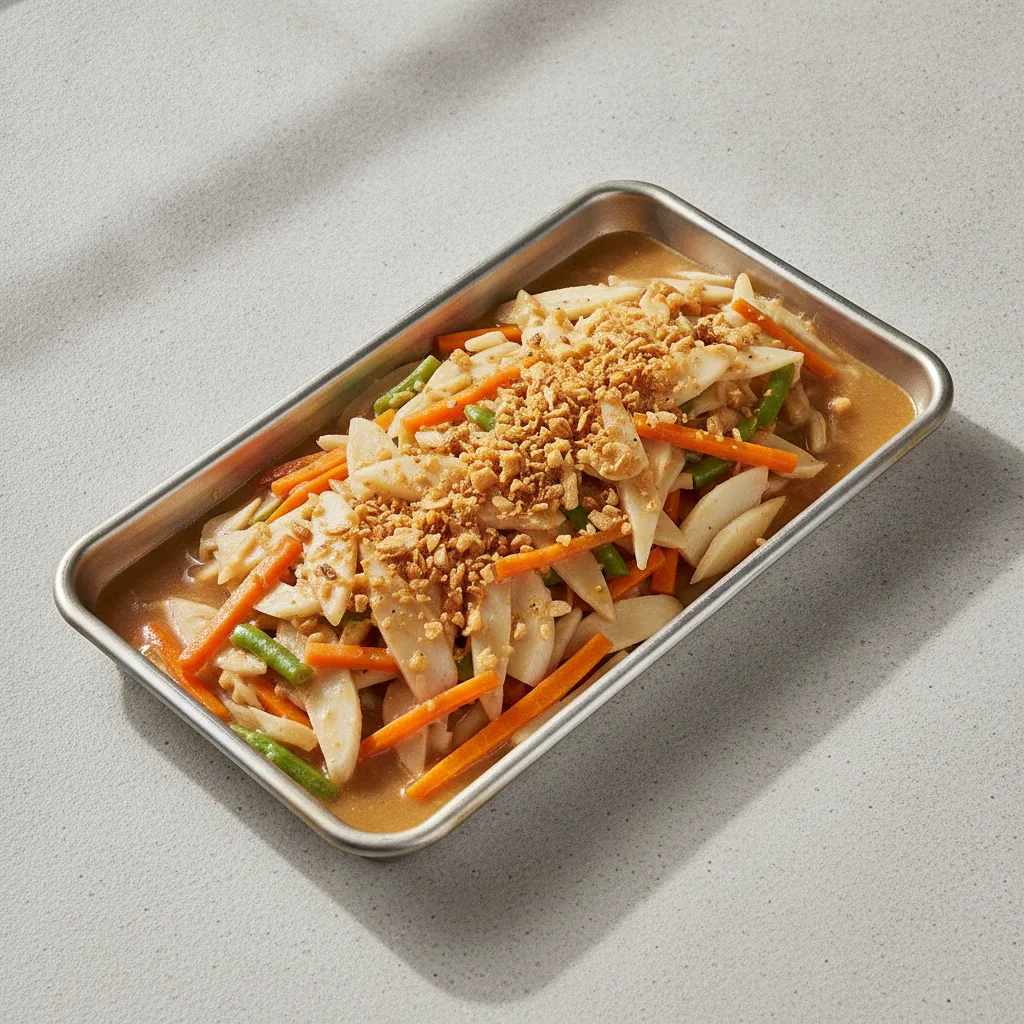 Vegan Vegetable Side - Ubod Guisado (full tray) Vegan Vegetable Side - Ubod Guisado (full tray)