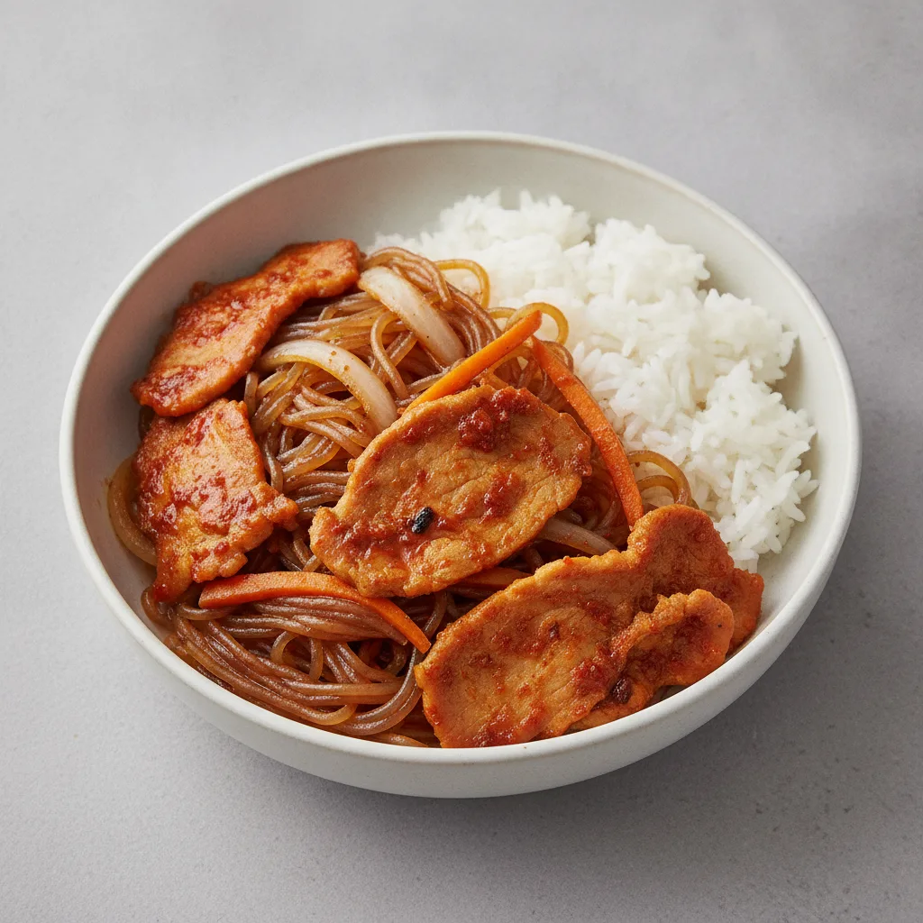 Japchae Noodle Bowl (Pork) Japchae Noodle Bowl (Pork)
