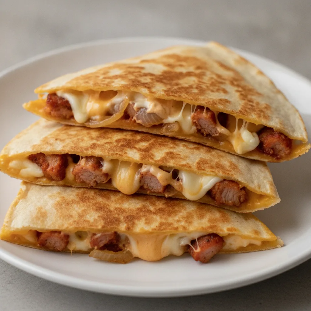 Spicy Pork Quesadilla Spicy Pork Quesadilla