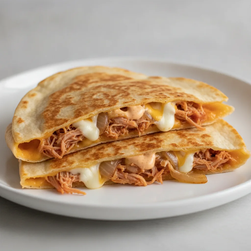 Pork Buldak Flavored Quesadilla Pork Buldak Flavored Quesadilla