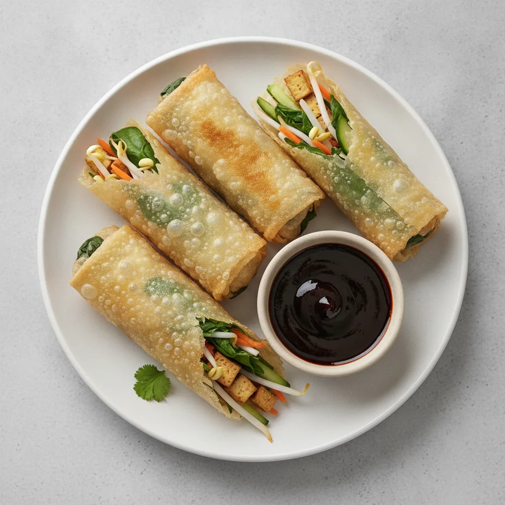 Crispy Spring Rolls (Veggie)