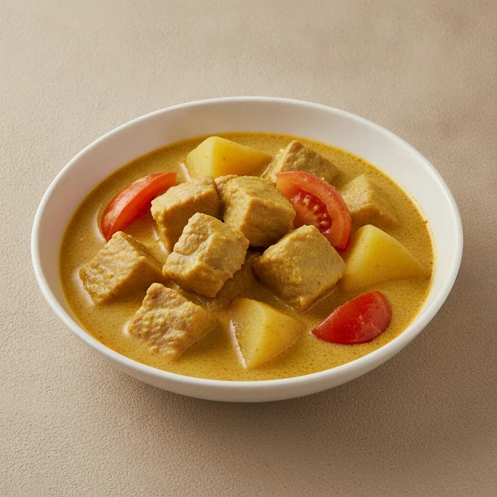 Yellow Curry Entree - Pork