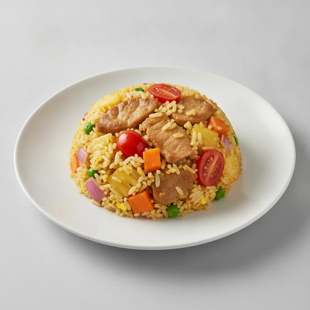 Pineapple Curry Fried Rice - Pork