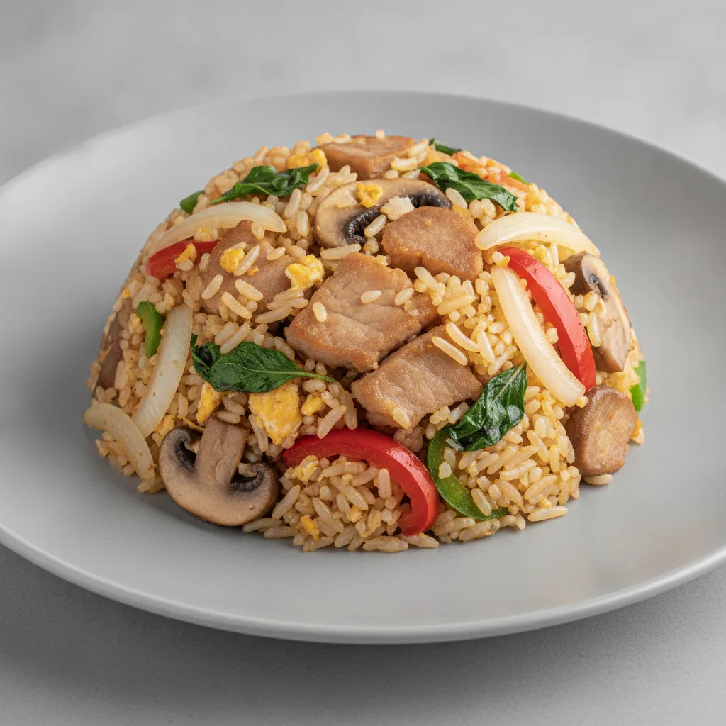 Basil Fried Rice - Pork