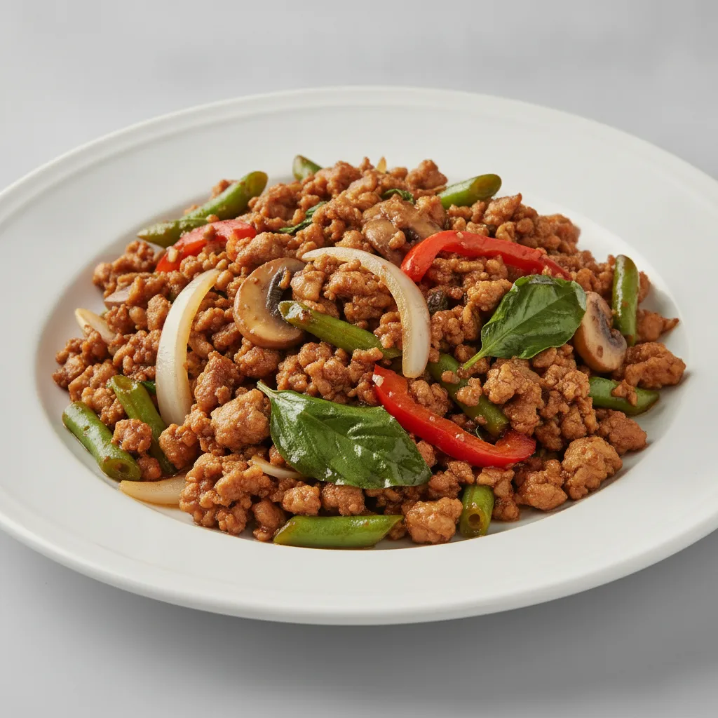 Phad Bai Kaplau (Basil) - Chicken