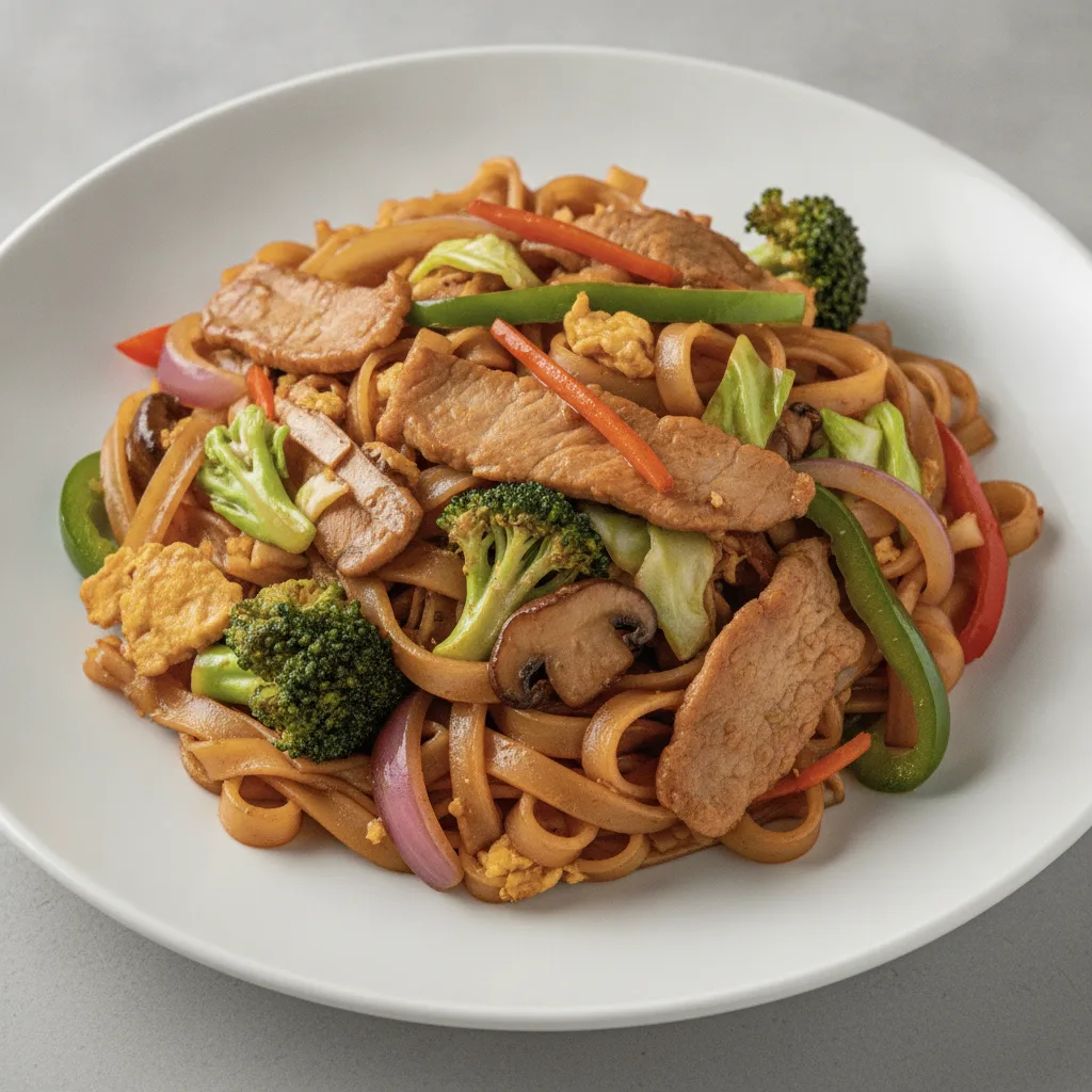 Pad Kee Mao (Drunken Noodles) - Pork