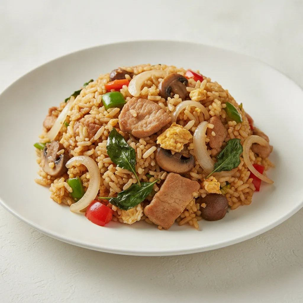Basil Fried Rice - Pork