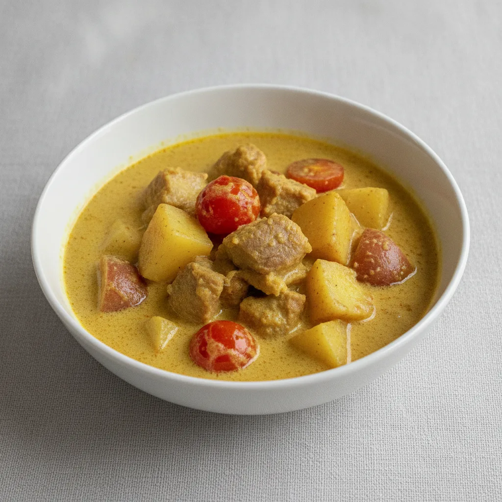 Yellow Curry Entree - Pork