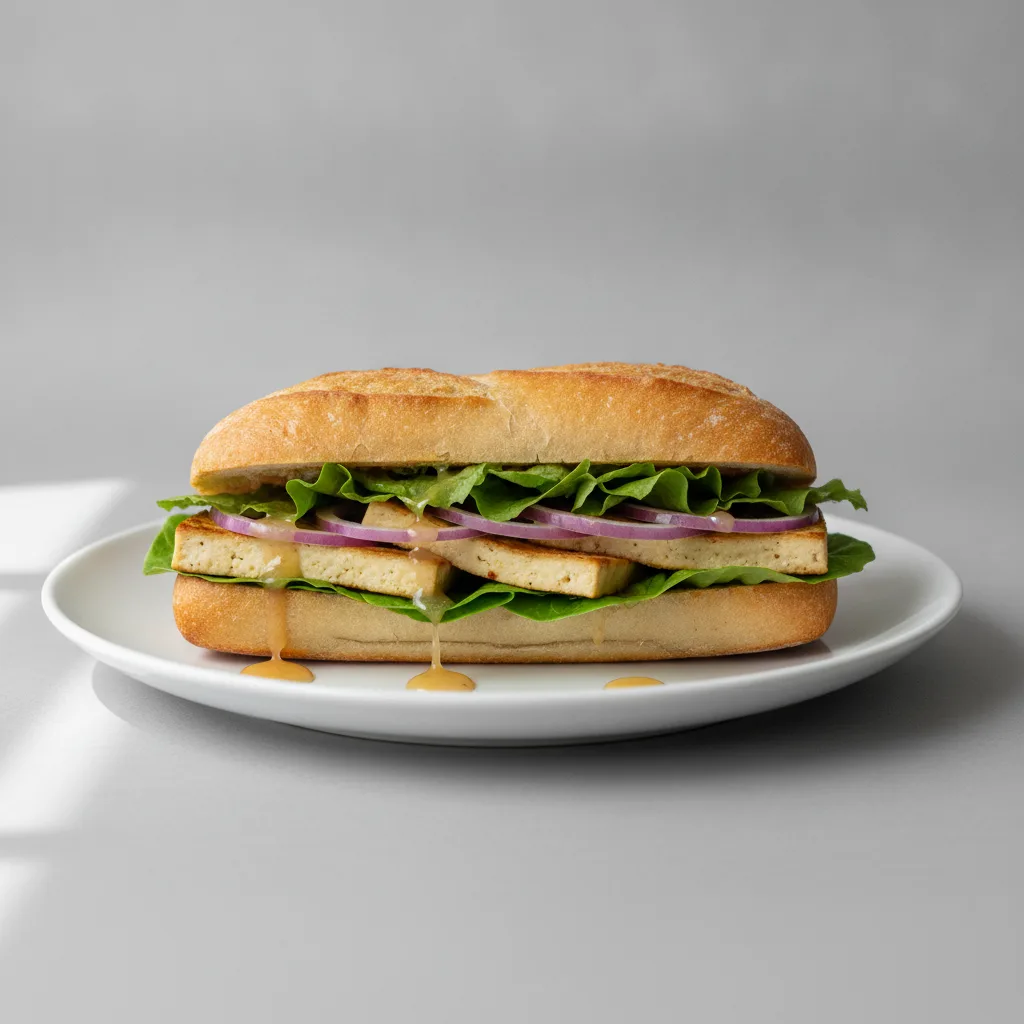 Vegan Tofu Sandwich Platter Vegan Tofu Sandwich Platter