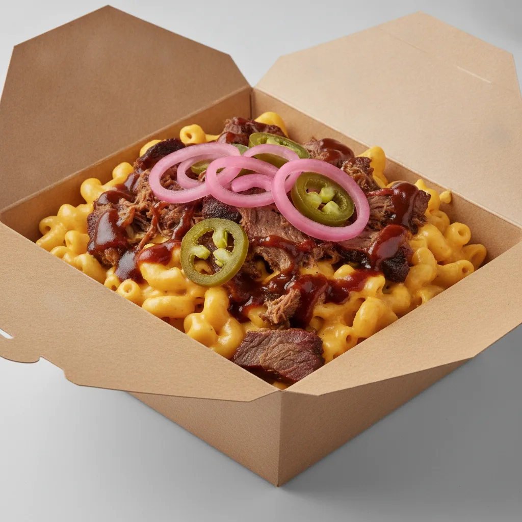 Smokin' Mac and Cheese with Brisket Boxed Lunch Smokin' Mac and Cheese with Brisket Boxed Lunch