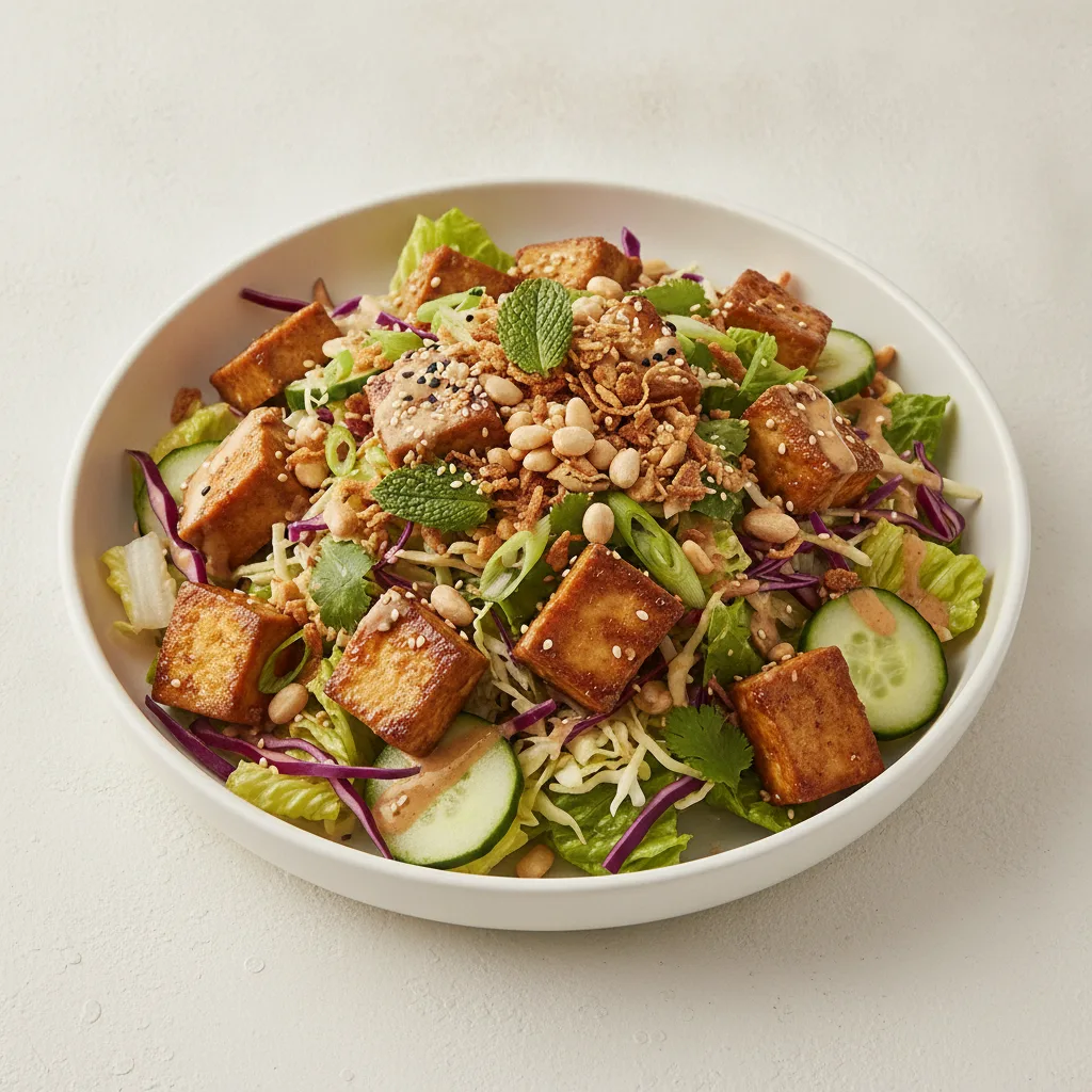 Toasted Sesame Tofu Salad