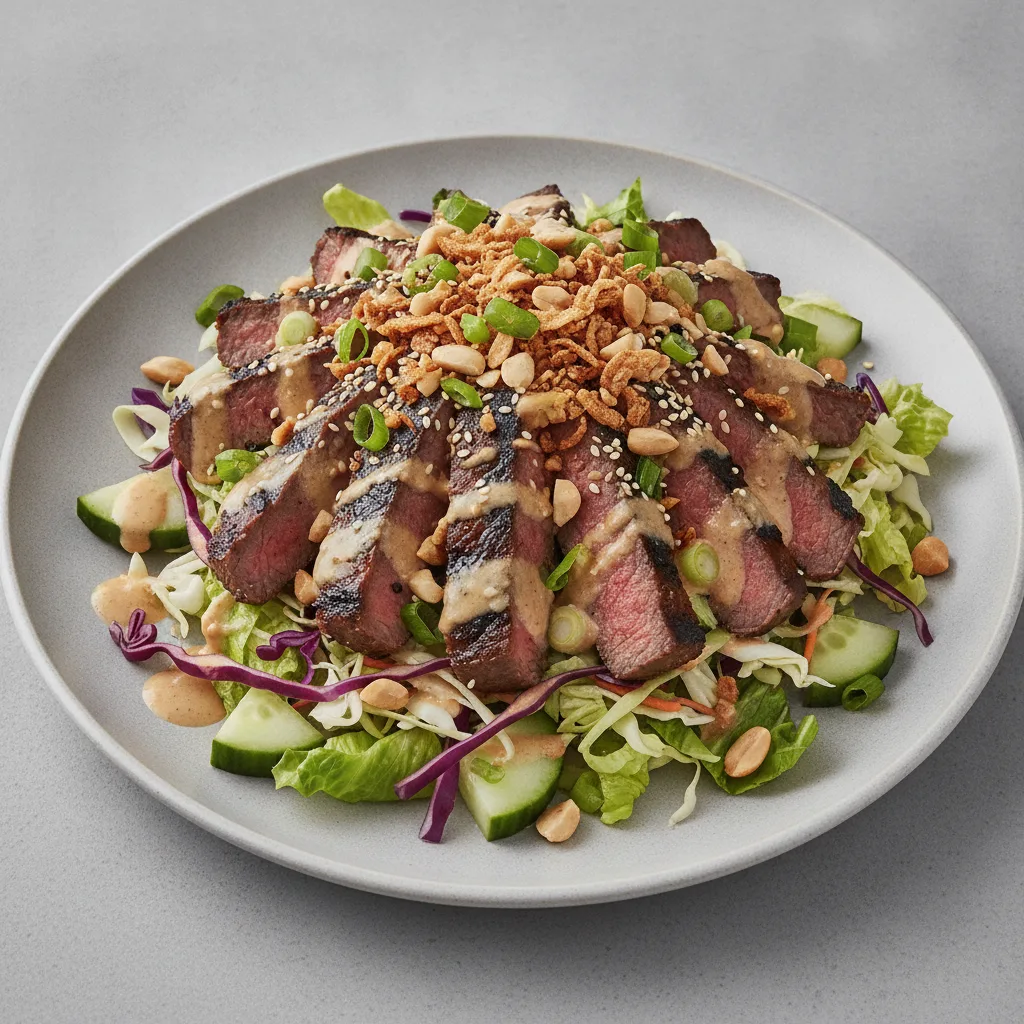 Toasted Sesame Steak Salad