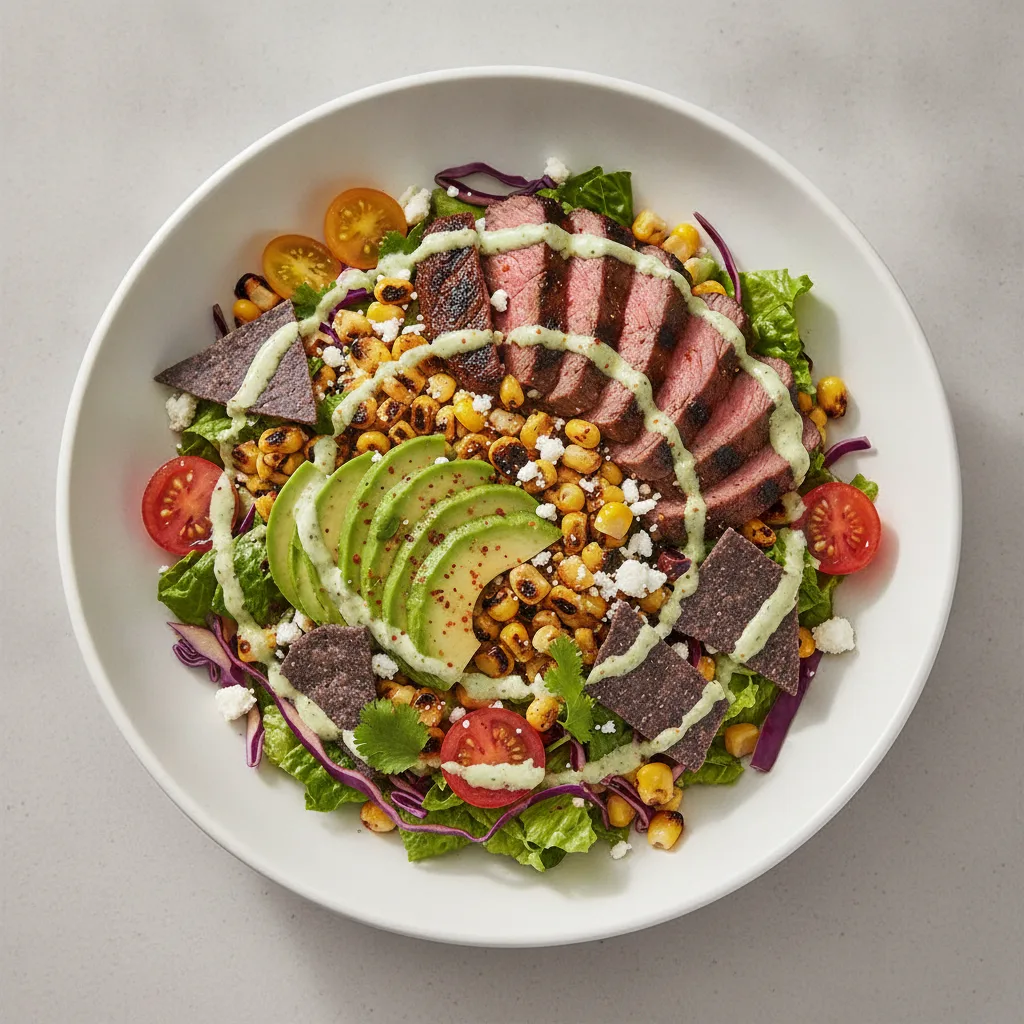 Elote Steak Salad