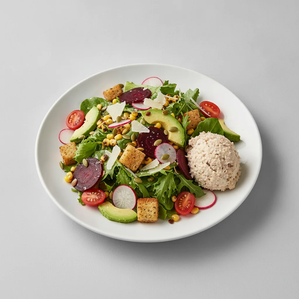 Fresh From the Market Salad with Tuna Salad Fresh From the Market Salad with Tuna Salad