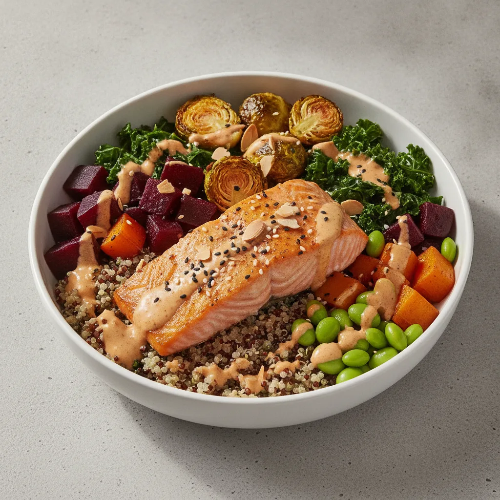 Harvest Grain Salmon Bowl Harvest Grain Salmon Bowl