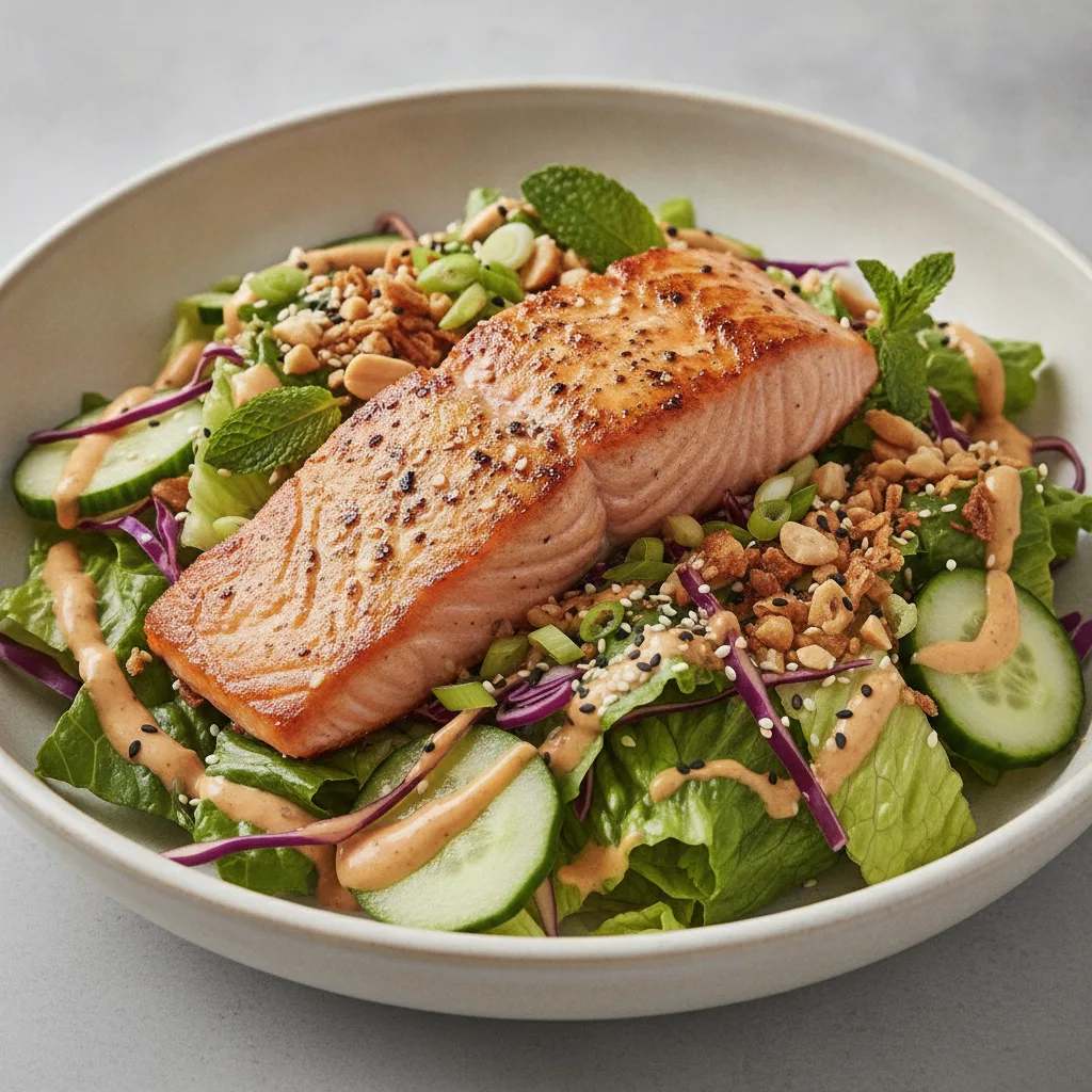 Toasted Sesame Salmon Salad Toasted Sesame Salmon Salad