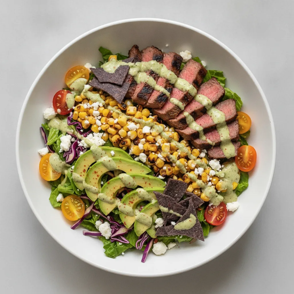 Elote Steak Salad Elote Steak Salad