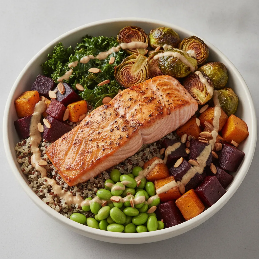 Harvest Grain Salmon Bowl Harvest Grain Salmon Bowl