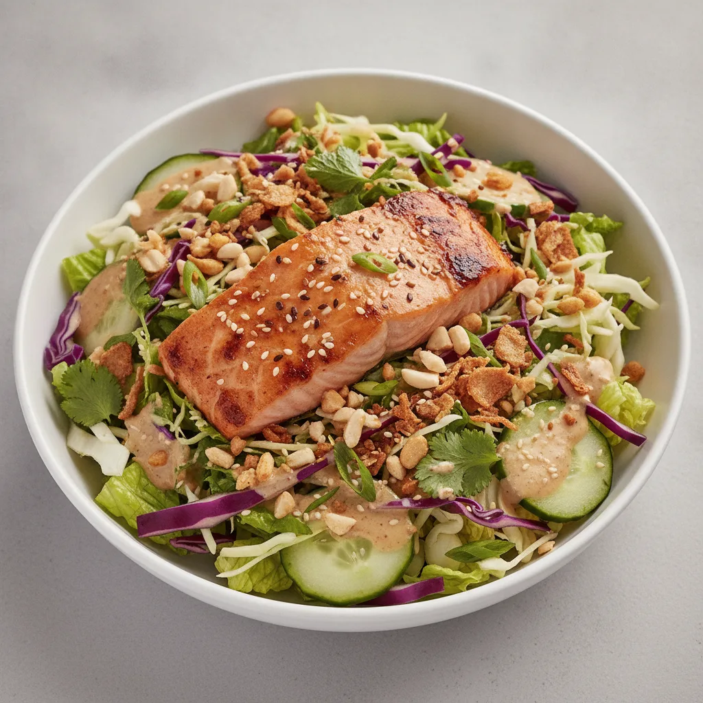 Toasted Sesame Salmon Salad Toasted Sesame Salmon Salad