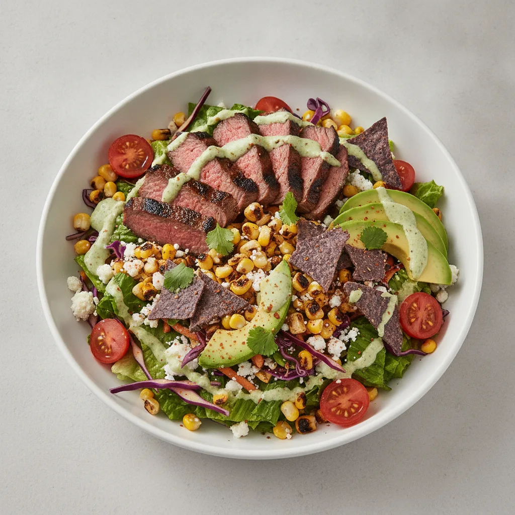 Elote Steak Salad Elote Steak Salad