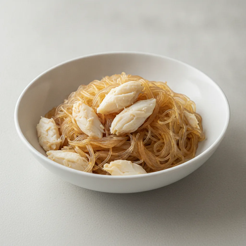 Glass Noodle with Crab Meat