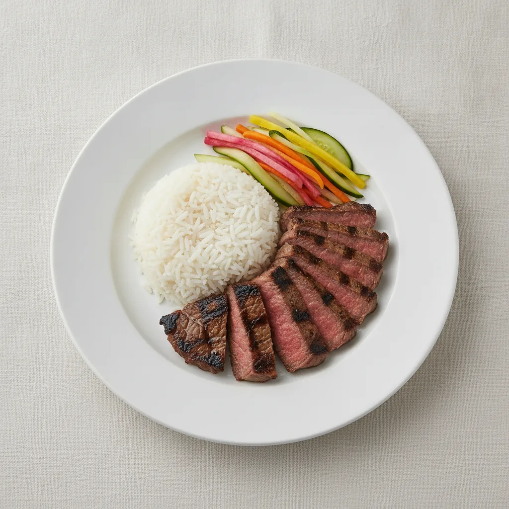 Rice Plate - Grilled Beef