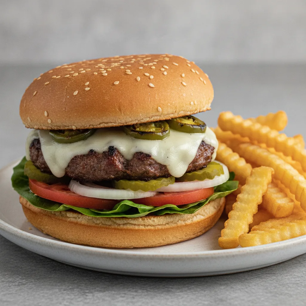 Gluten-Free Smash Jalapeno Cheeseburger Gluten-Free Smash Jalapeno Cheeseburger