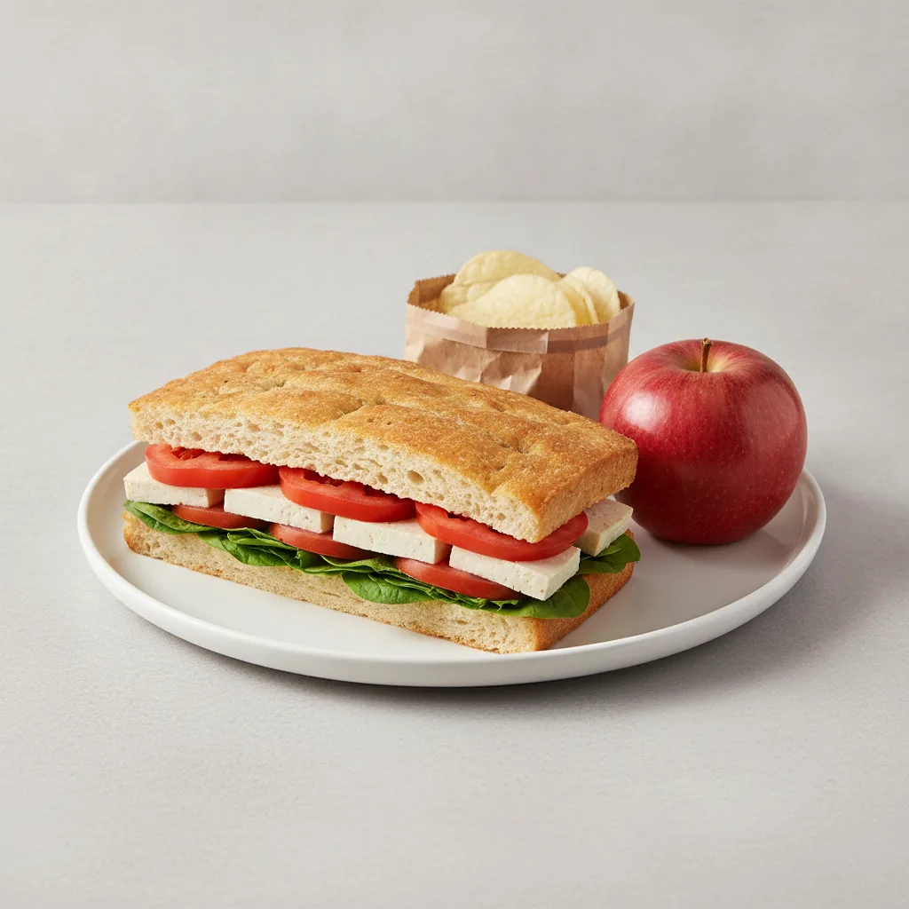 Vegan Tomato & Tofu Sandwich Vegan Tomato & Tofu Sandwich