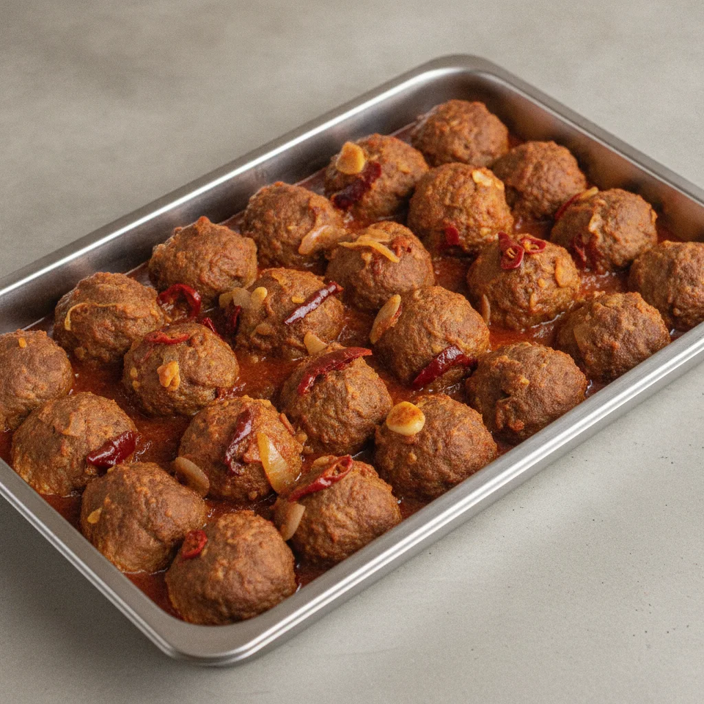 Sambal Beef Meatballs - Full Tray