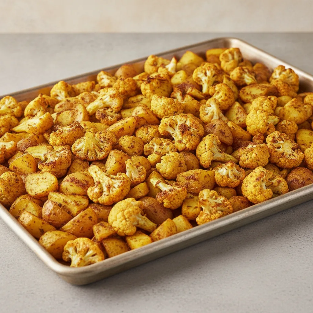 Turmeric Roasted Cauliflower & Potatoes - Full Tray
