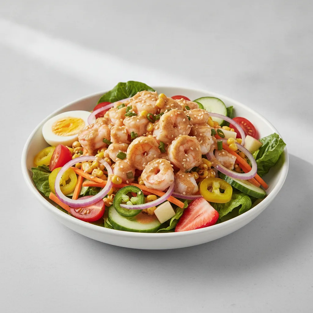 Romaine Bowl - Thai Shrimp Salad (Sesame Ginger) Romaine Bowl - Thai Shrimp Salad (Sesame Ginger)