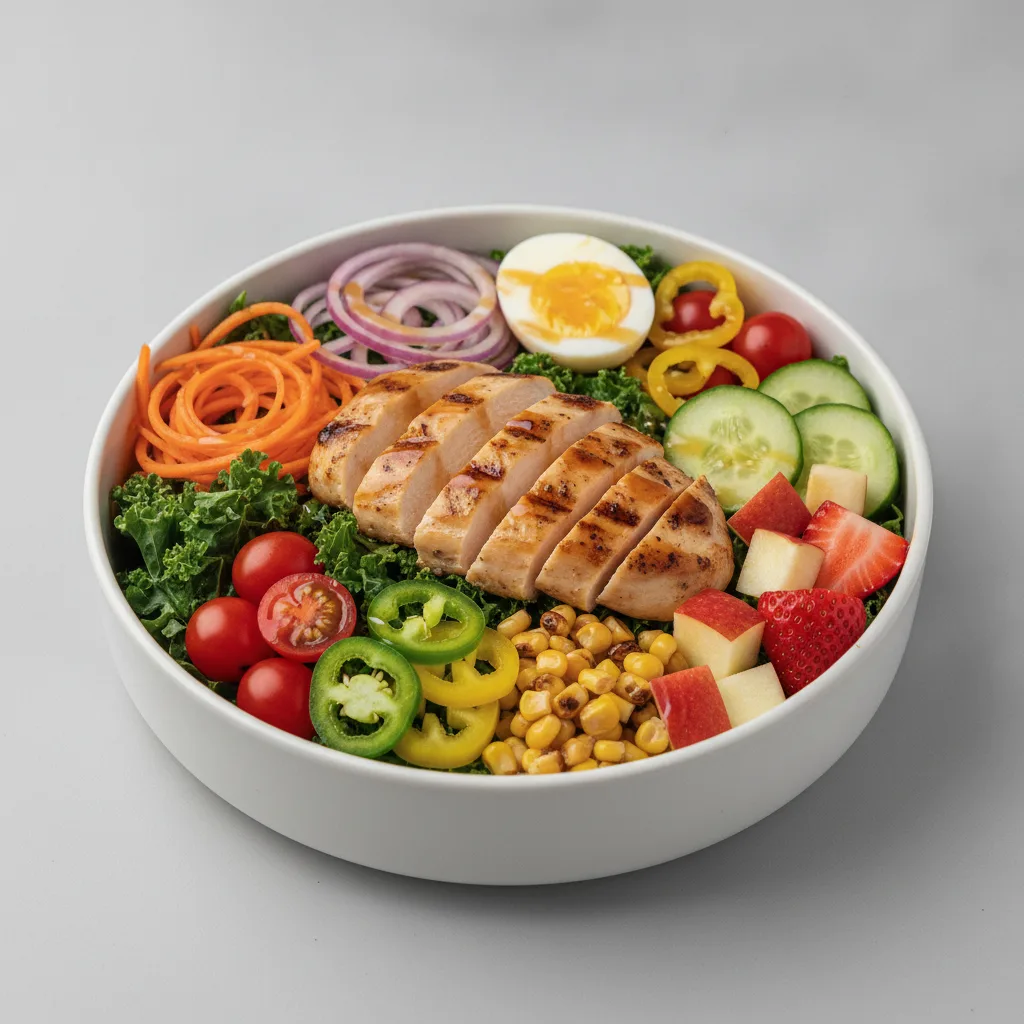 Kale Bowl - Grilled Chicken (Honey Balsamic) Kale Bowl - Grilled Chicken (Honey Balsamic)