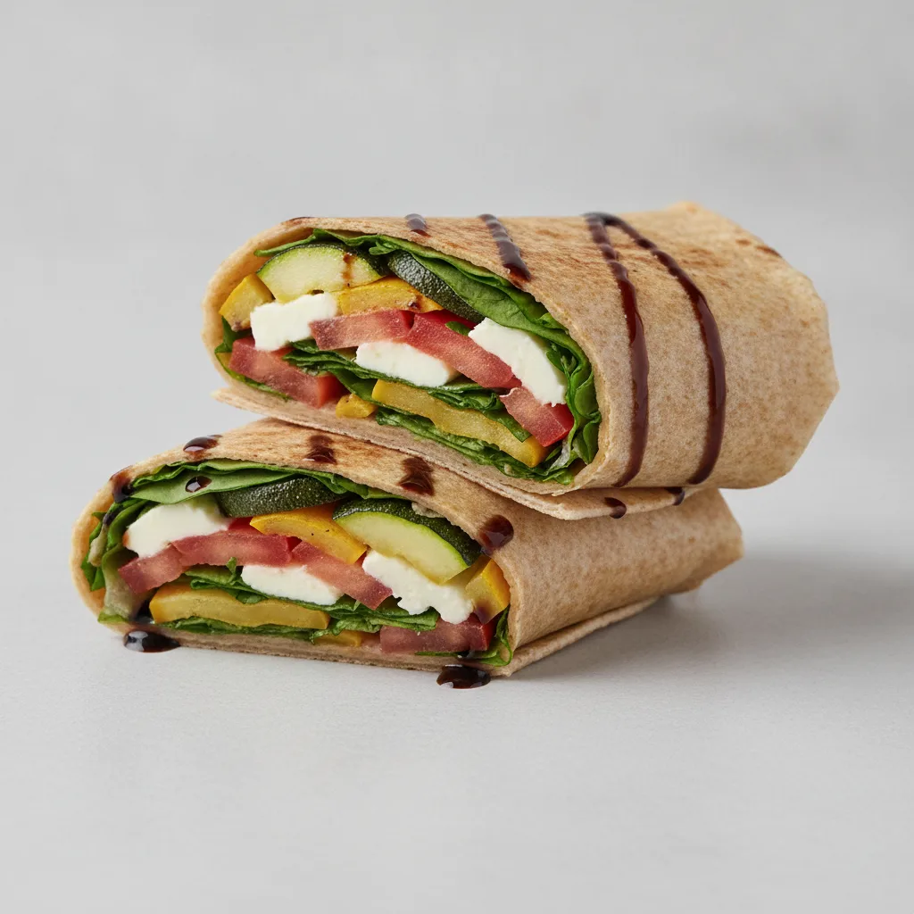 The Veggie Stacker Wrap The Veggie Stacker Wrap
