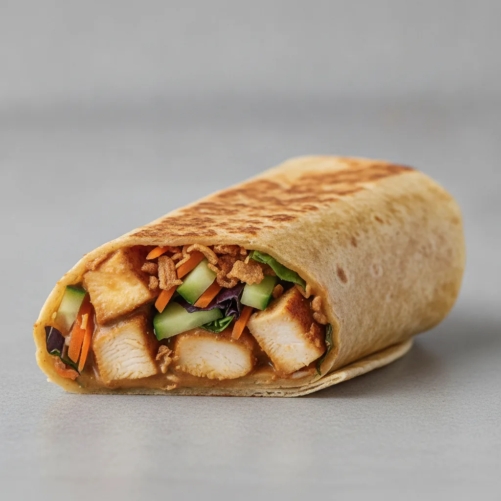 Spicy Chicken Thai Crunch Wrap Spicy Chicken Thai Crunch Wrap