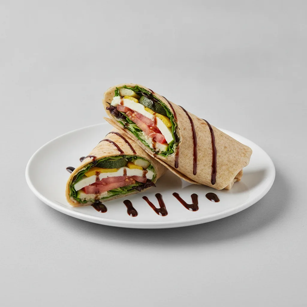 Gluten-Free The Veggie Stacker Wrap Gluten-Free The Veggie Stacker Wrap