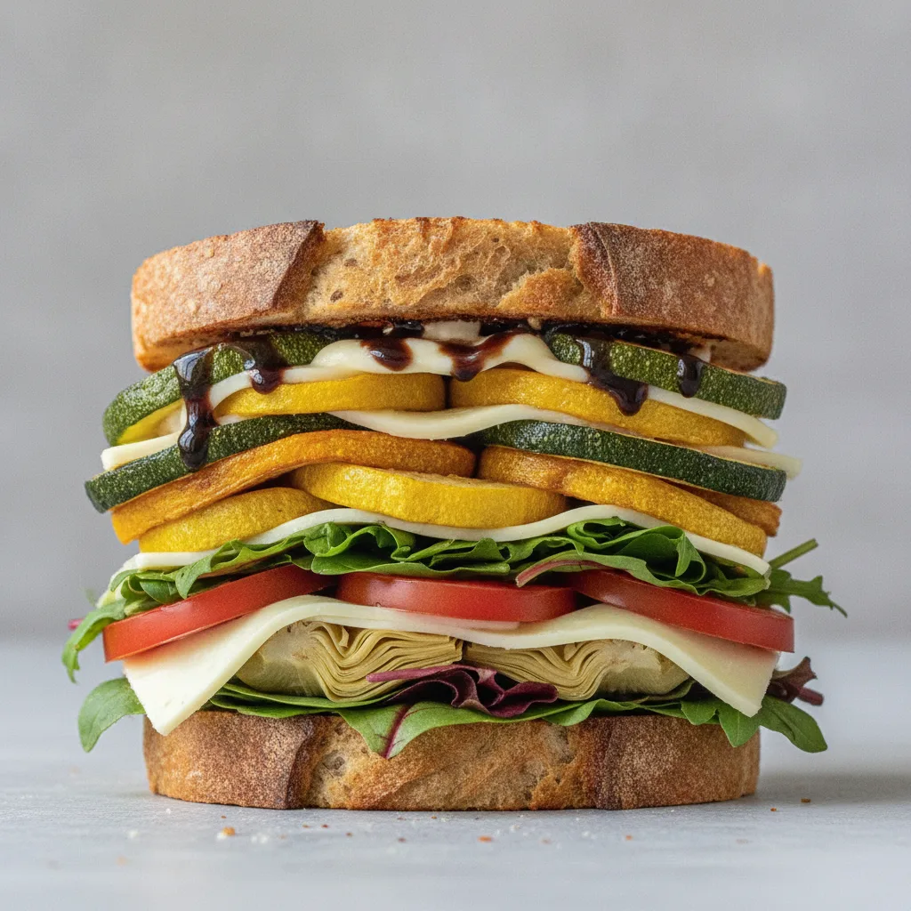Vegan Stacker Sandwich Vegan Stacker Sandwich