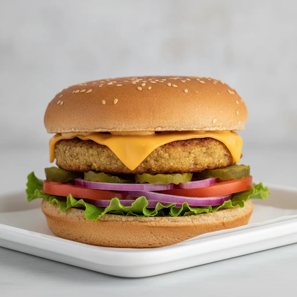 Gluten-Free Quinoa Burger Tray Gluten-Free Quinoa Burger Tray