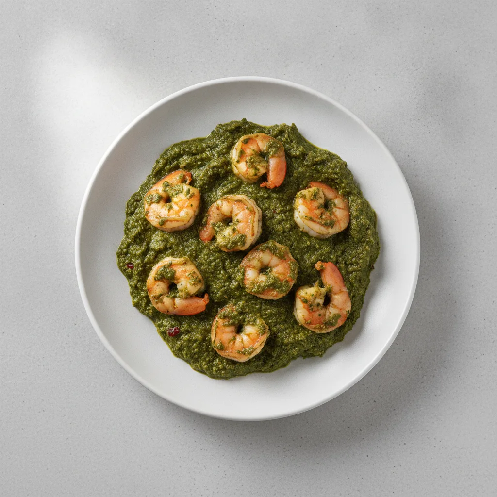 Shrimp Saag Shrimp Saag